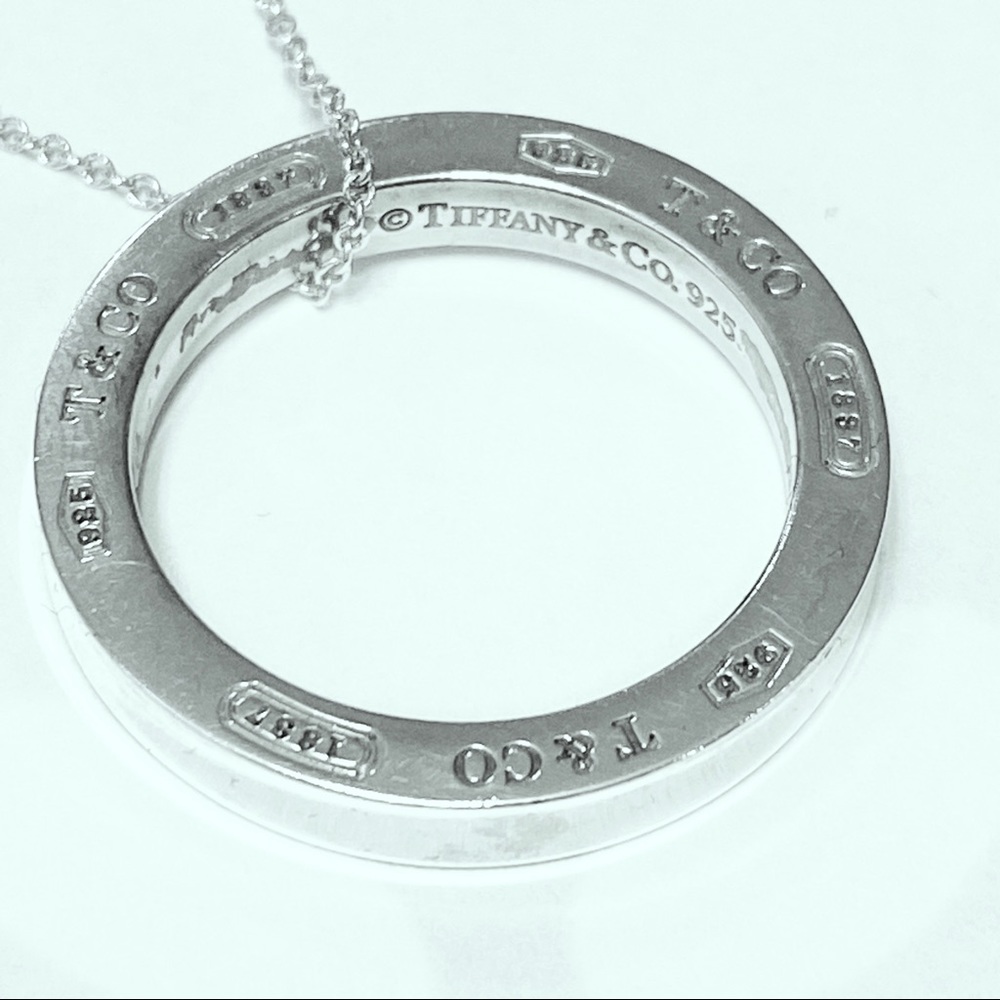 Tiffany & Co Authentic Circle Pendant with Chain